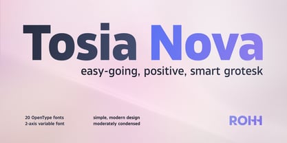 Tosia Nova Font Poster 1