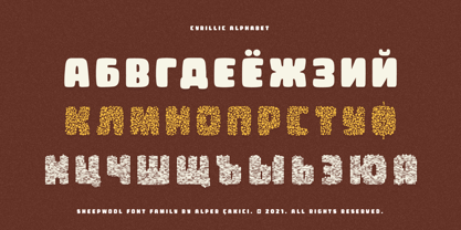 Sheepwool Font Poster 8