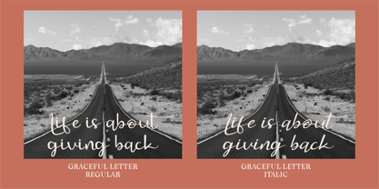 CF Graceful Letter Font Poster 6