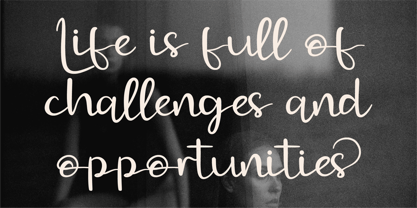 CF Graceful Letter Font Poster 5