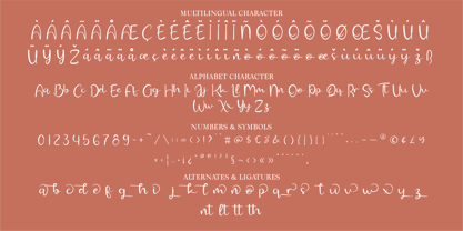 CF Graceful Letter Font Poster 4