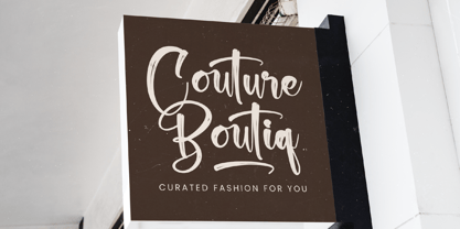 Chinstrap Stucky Font Poster 12