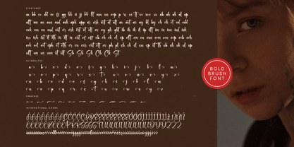 Chinstrap Stucky Font Poster 15