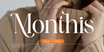 Monthis Font Poster 1
