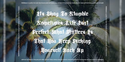 Hellshunx Font Poster 8