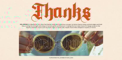 Hellshunx Font Poster 10