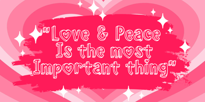 Love 3 d Font Poster 3