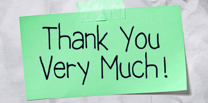 Notebook Handwriting Font Poster 5