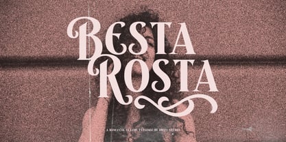 Besta Rosta Font Poster 2