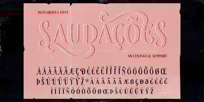 Besta Rosta Font Poster 6