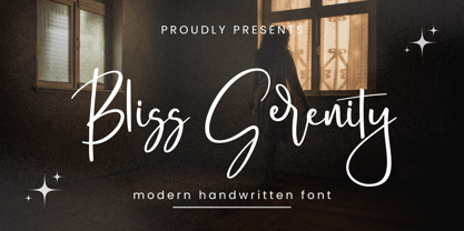 Bliss Serenity Font Poster 1