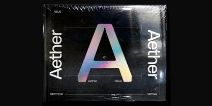 Aether Neue Font Poster 1