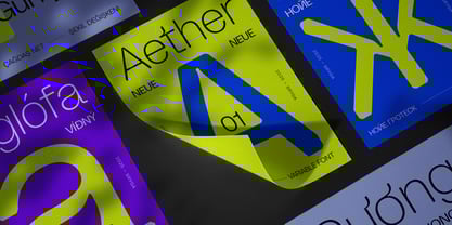 Aether Neue Font Poster 8