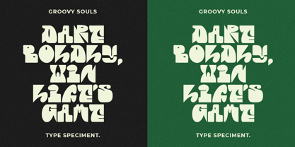 Groovy Souls Font Poster 6