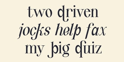 Quinty Font Poster 5