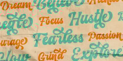 Manthel Font Poster 5