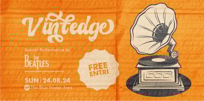 Manthel Font Poster 3