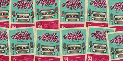 Manthel Font Poster 8