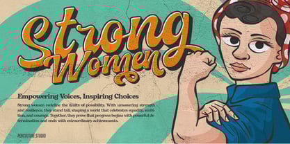 Manthel Font Poster 7