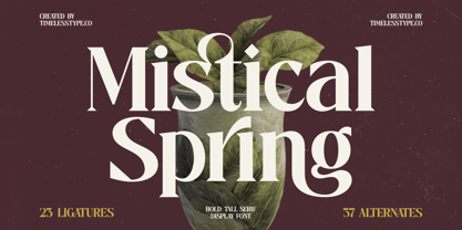Mistical Spring Font Poster 1