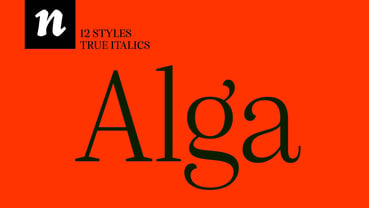 Alga Font Poster 1