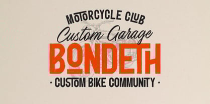 Barthon Riverside Font Poster 4