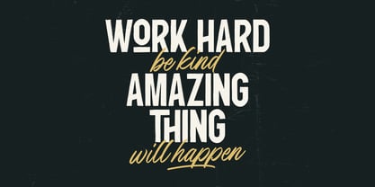 Barthon Riverside Font Poster 8