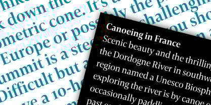 Carrara Fina Font Poster 7