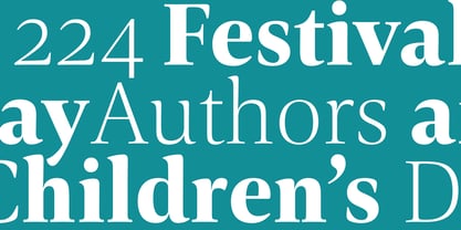 Carrara Fina Font Poster 2