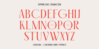 Chavora Font Poster 13