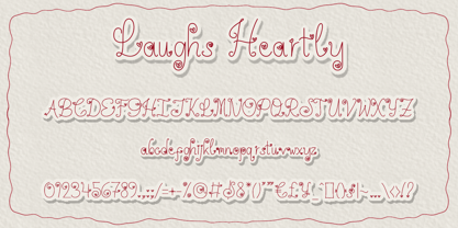 Laughs Heartly Font Poster 6