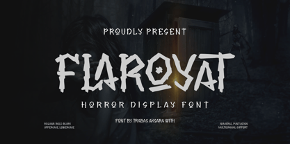 Flaroyat Font Poster 1