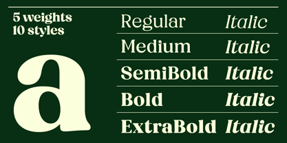 BT Amibus Font Poster 2