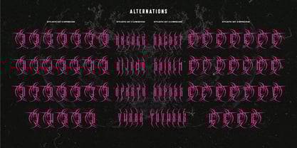 Mega Snake Font Poster 10