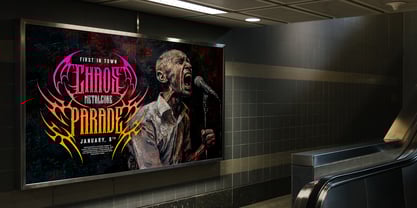 Mega Snake Font Poster 9