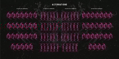 Mega Snake Font Poster 8