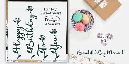 Chic baby Font Poster 6