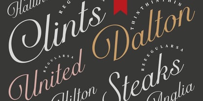 Blake Clive Font Poster 4