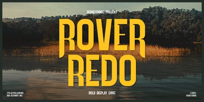 Rover Redo Font Poster 1