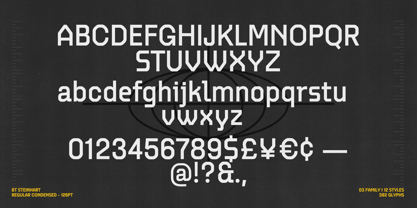 BT Steinhart Font Poster 7