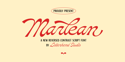 Marlean Font Poster 1
