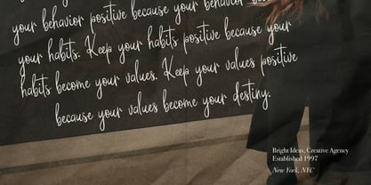 Sparkling Lights Font Poster 8