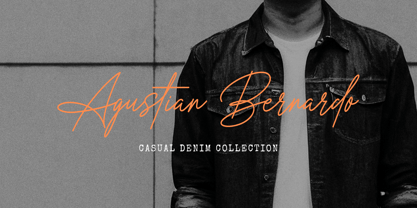 Honestine Signature Font Poster 2