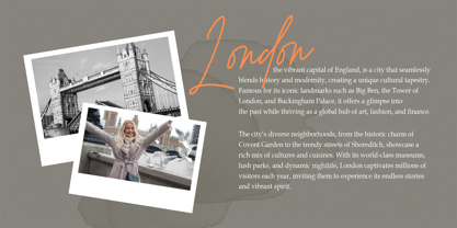 Honestine Signature Font Poster 7