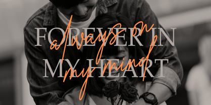 Honestine Signature Font Poster 6