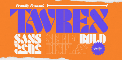 Tavrex Font Poster 1