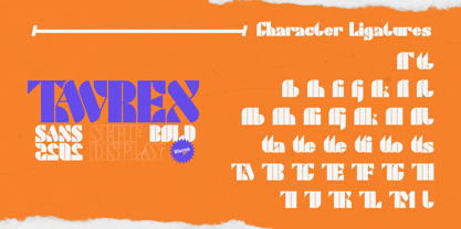 Tavrex Font Poster 5