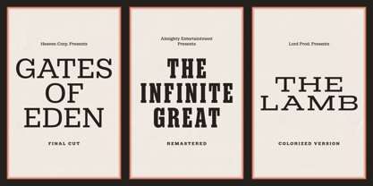 Dean Slab Font Poster 7