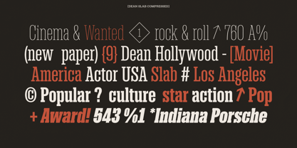 Dean Slab Font Poster 11