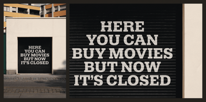 Dean Slab Font Poster 15